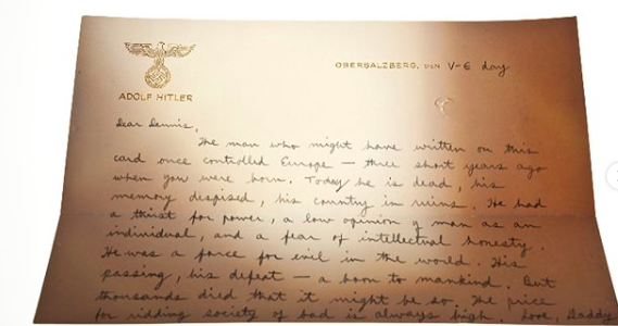 Richard Helms V-E Day Letter